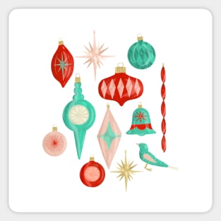 Shiny vintage ornaments Sticker